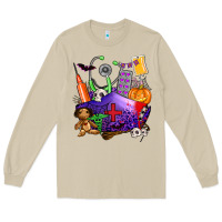 Mushroom zombie nurse   halloween Long Sleeve Tee - AdoDesignShop