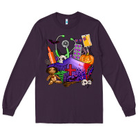 Plum zombie nurse   halloween Long Sleeve Tee - AdoDesignShop