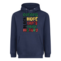 Navy dreams hope lives pride Heavyweight Hoodie - MaliasSmallBusiness