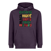 Plum dreams hope lives pride Heavyweight Hoodie - MaliasSmallBusiness