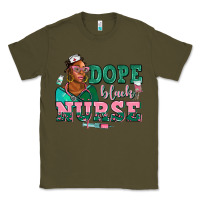 Army Green afro  nurse dope black Classic Tee - AdoDesignShop