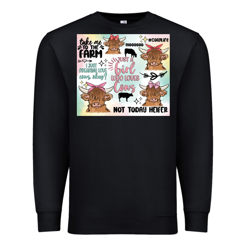Cow Farm Life Premium Sweatshirt by MaliasSmallBusiness | Teevron