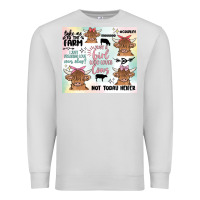 Dove Grey cow farm life Premium Sweatshirt - MaliasSmallBusiness