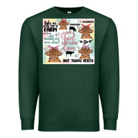 Sports Green cow farm life Premium Sweatshirt - MaliasSmallBusiness