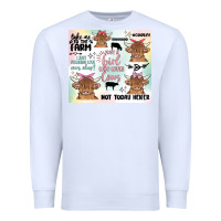 White cow farm life Premium Sweatshirt - MaliasSmallBusiness