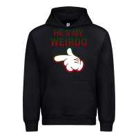 Black He's My Weirdo Galaxy Urban Hoodie - Bettercallsaul