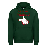 Forest Green He's My Weirdo Galaxy Urban Hoodie - Bettercallsaul