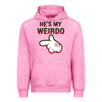 Fuchsia Pink He's My Weirdo Galaxy Urban Hoodie - Bettercallsaul