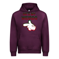 Mauve Wine He's My Weirdo Galaxy Urban Hoodie - Bettercallsaul