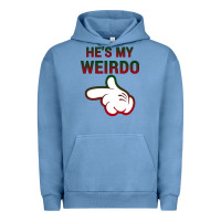 Pigment Pebble Blue He's My Weirdo Galaxy Urban Hoodie - Bettercallsaul