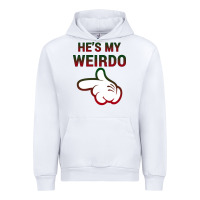 White He's My Weirdo Galaxy Urban Hoodie - Bettercallsaul