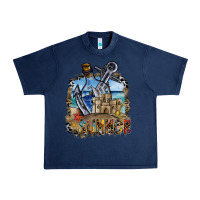 Navy summer Urban Heavy Tee - SublimationCraftShop