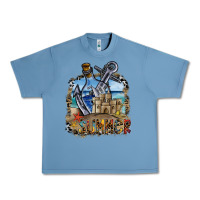 Pebble Blue summer Urban Heavy Tee - SublimationCraftShop