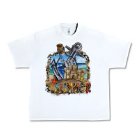 White summer Urban Heavy Tee - SublimationCraftShop