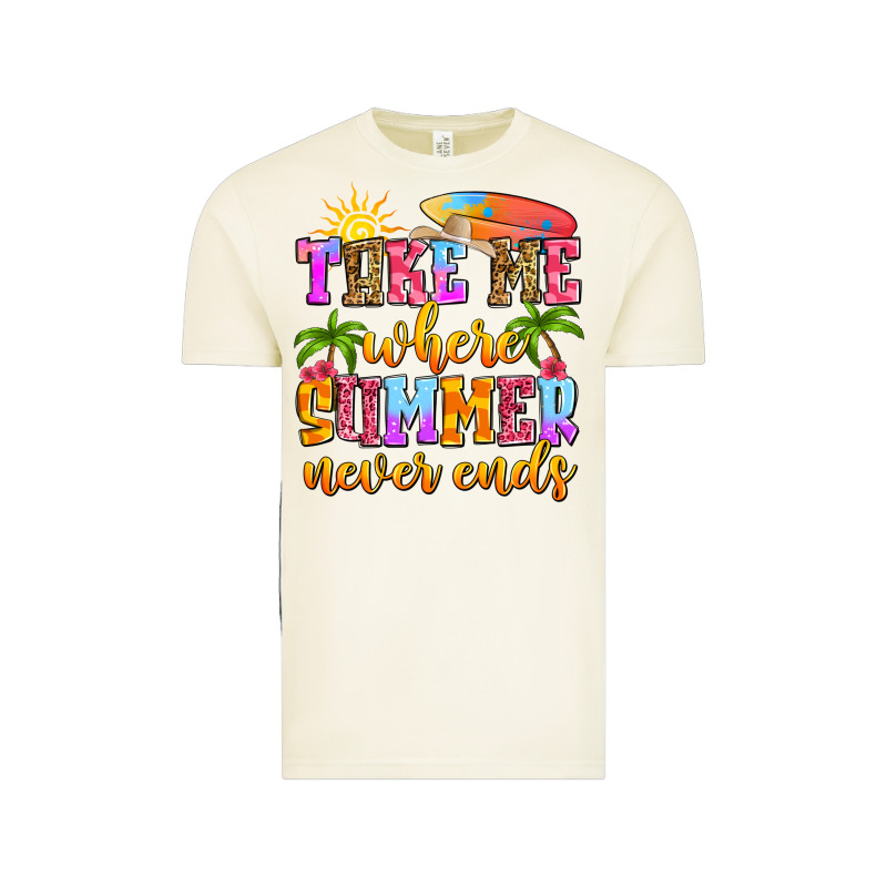 Take Me Where Summer Never Ends Vintage Tee by Zillion Design Studio | Teevron