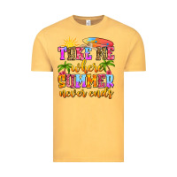 Vintage Mustard take me where summer never ends Vintage Tee - Zillion Design Studio