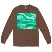 Chestnut green glitter Long Sleeve Tee - JahusDesignShop