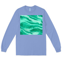 Colony Blue green glitter Long Sleeve Tee - JahusDesignShop