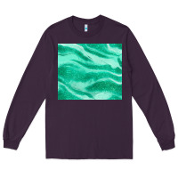Plum green glitter Long Sleeve Tee - JahusDesignShop