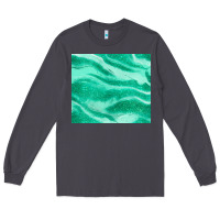 Smoke green glitter Long Sleeve Tee - JahusDesignShop