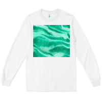 White green glitter Long Sleeve Tee - JahusDesignShop