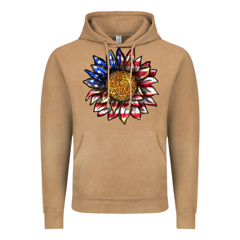 4th Of July Sunflower Vintage Hoodie by texasbilliewilder | Teevron