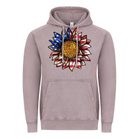 Vintage Zinc 4th of july sunflower Vintage Hoodie - texasbilliewilder