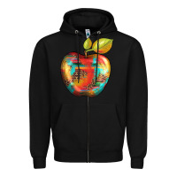 Black leopard turquoise glitter serape Zipper Hoodie - Artiststas