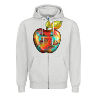 Dove Grey leopard turquoise glitter serape Zipper Hoodie - Artiststas