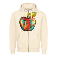 Sandshell leopard turquoise glitter serape Zipper Hoodie - Artiststas