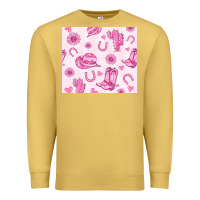Antique Gold cowgirl valentine's day Premium Sweatshirt - MaliasSmallBusiness
