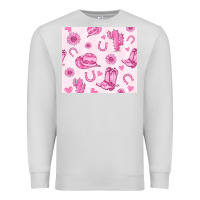 Dove Grey cowgirl valentine's day Premium Sweatshirt - MaliasSmallBusiness