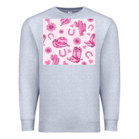 Heather Grey cowgirl valentine's day Premium Sweatshirt - MaliasSmallBusiness