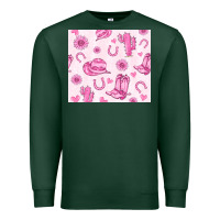 Sports Green cowgirl valentine's day Premium Sweatshirt - MaliasSmallBusiness