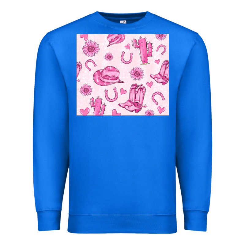 Cowgirl Valentine's Day Premium Sweatshirt by MaliasSmallBusiness | Teevron