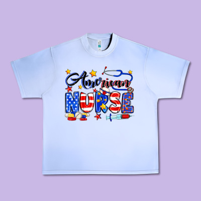 American Nurse Urban Heavy Tee Designed By Neo Western