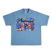 Pebble Blue American Nurse Urban Heavy Tee - Neo Western