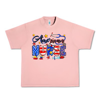Salmon American Nurse Urban Heavy Tee - Neo Western