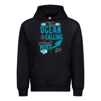 Black The Ocean Is Calling Urban Hoodie - Bettercallsaul
