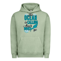 Pigment Oil Green The Ocean Is Calling Urban Hoodie - Bettercallsaul