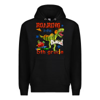 Black roaring into 5th grade Premium Hoodie - BundleAndBundleShop