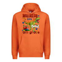 Carrot roaring into 5th grade Premium Hoodie - BundleAndBundleShop