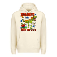 Sandshell roaring into 5th grade Premium Hoodie - BundleAndBundleShop