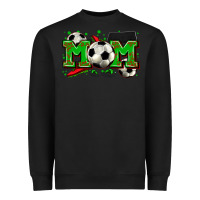 Black mom soccer Heavyweight Sweatshirt - Zillion Design Studio