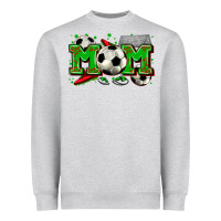 Heather Grey mom soccer Heavyweight Sweatshirt - Zillion Design Studio
