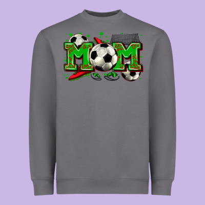 Mom Soccer Heavyweight Sweatshirt Designed By Zillion Design Studio