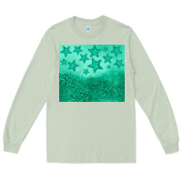 Matcha green glitter star Long Sleeve Tee - JahusDesignShop