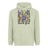 Matcha beads parades crawfish king cake mardi gras Heavyweight Hoodie - MaliasSmallBusiness