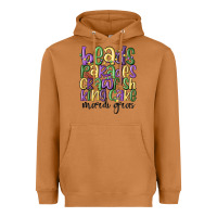 Meerkat beads parades crawfish king cake mardi gras Heavyweight Hoodie - MaliasSmallBusiness