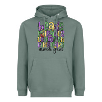 Sage beads parades crawfish king cake mardi gras Heavyweight Hoodie - MaliasSmallBusiness